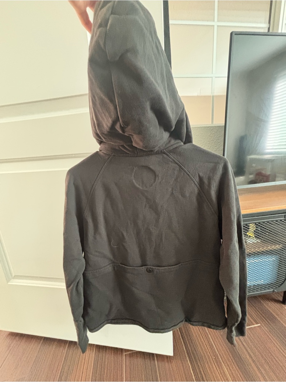 Kids Hooded Sweatshirt in Dark Gray
